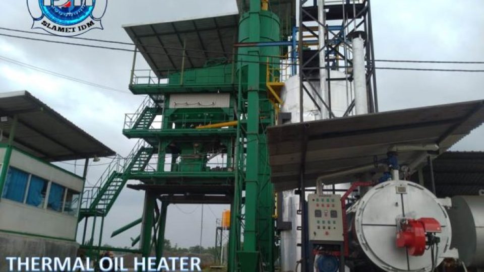 THERMAL OIL HEATER MIXING PLANT